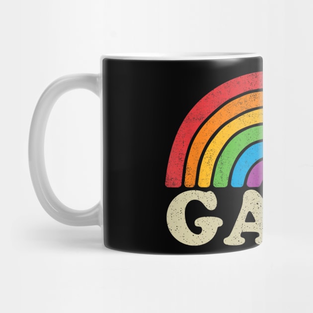 Gael - Retro Rainbow Flag Vintage-Style by ermtahiyao	